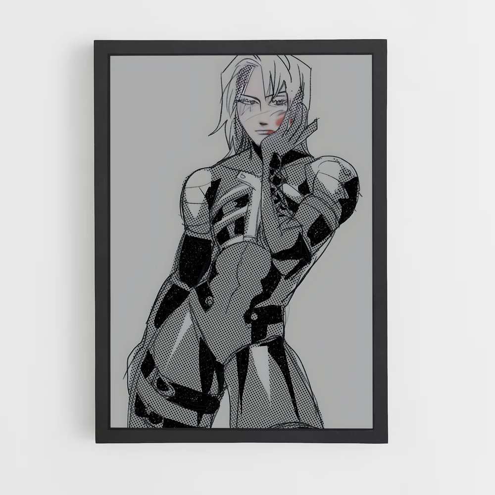Poster Raiden mgs – affiche Metal gear solid (vue 2)